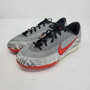 Nike Neymar Vapor 12 Boys 4.5Y Jr Soccer Cleats Shoes Boot Grey Youth AO9476-170